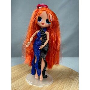 LOL Surprise OMG Dance Dance Dance‎ Major Lady 2019 Orange Hair Blue Black Dress